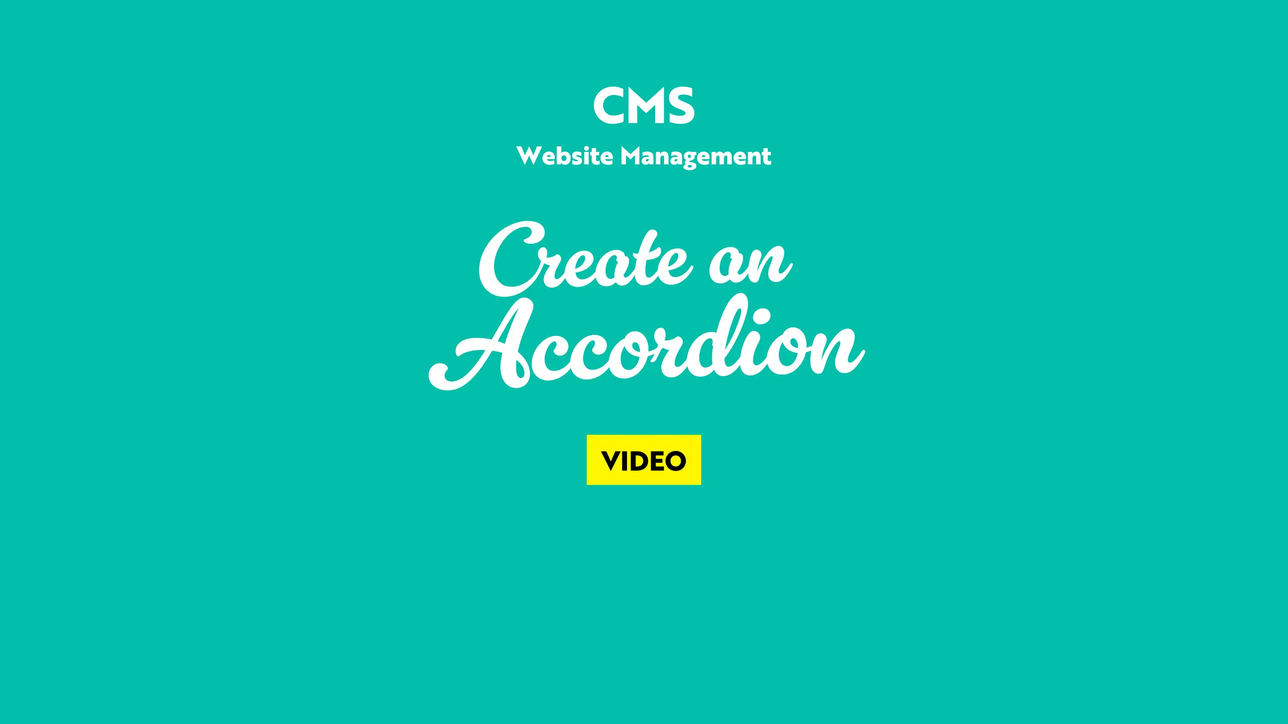 Create an Accordion