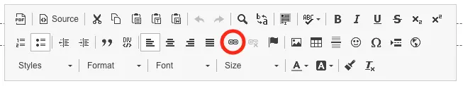 Add Button to Text Feature