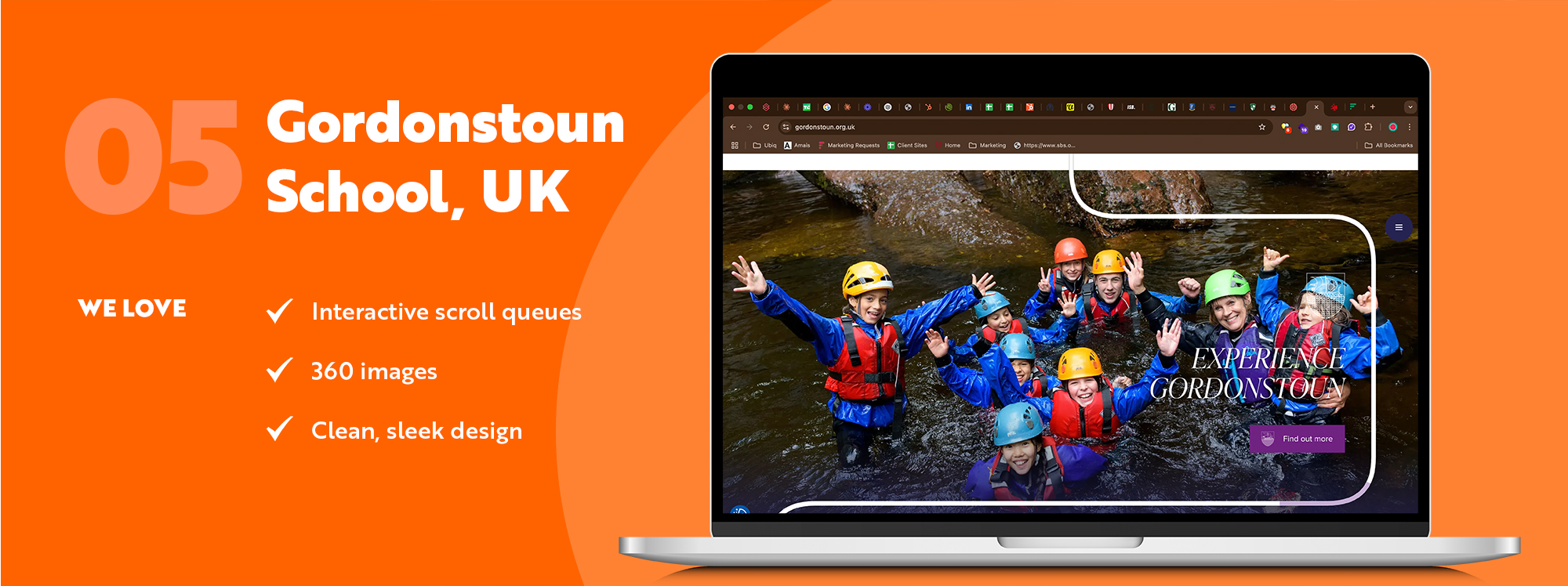 Best School Website Designs of 2025 - Gordonstoun School banner