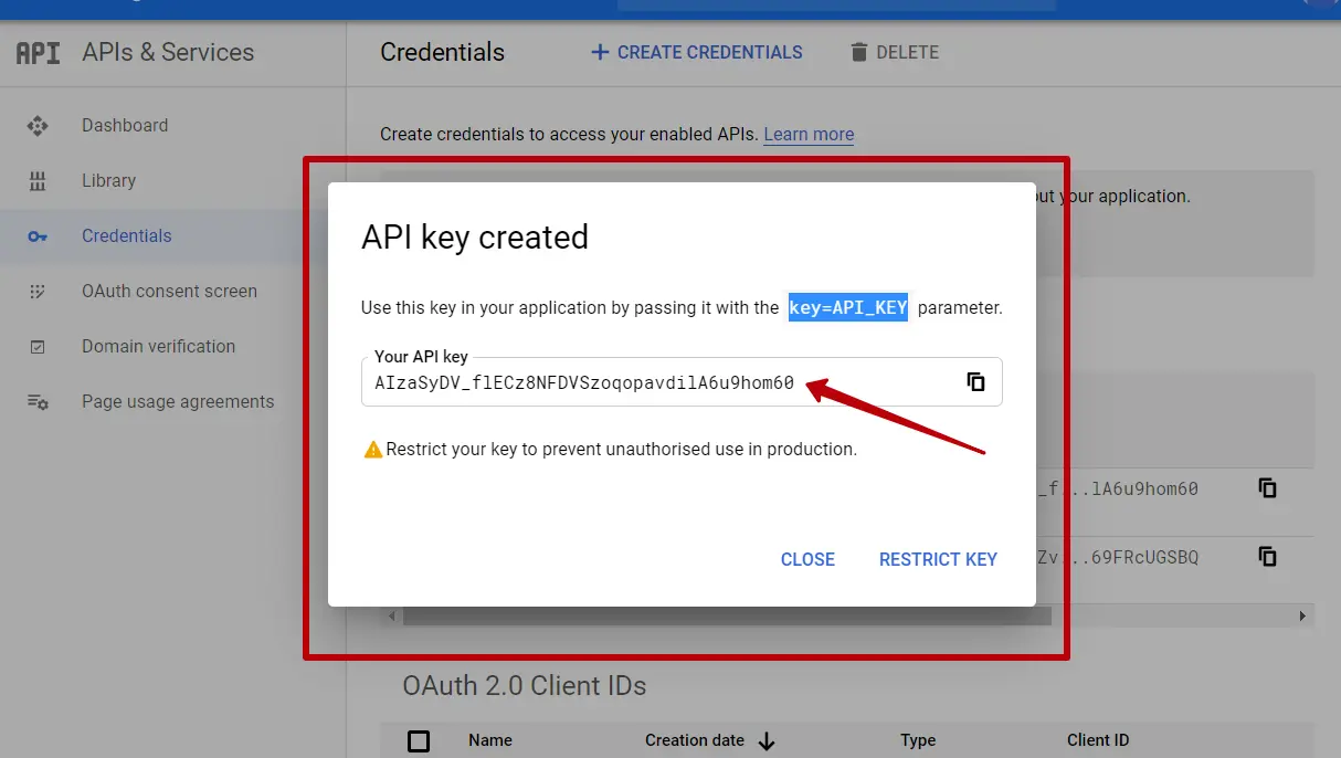 Create API